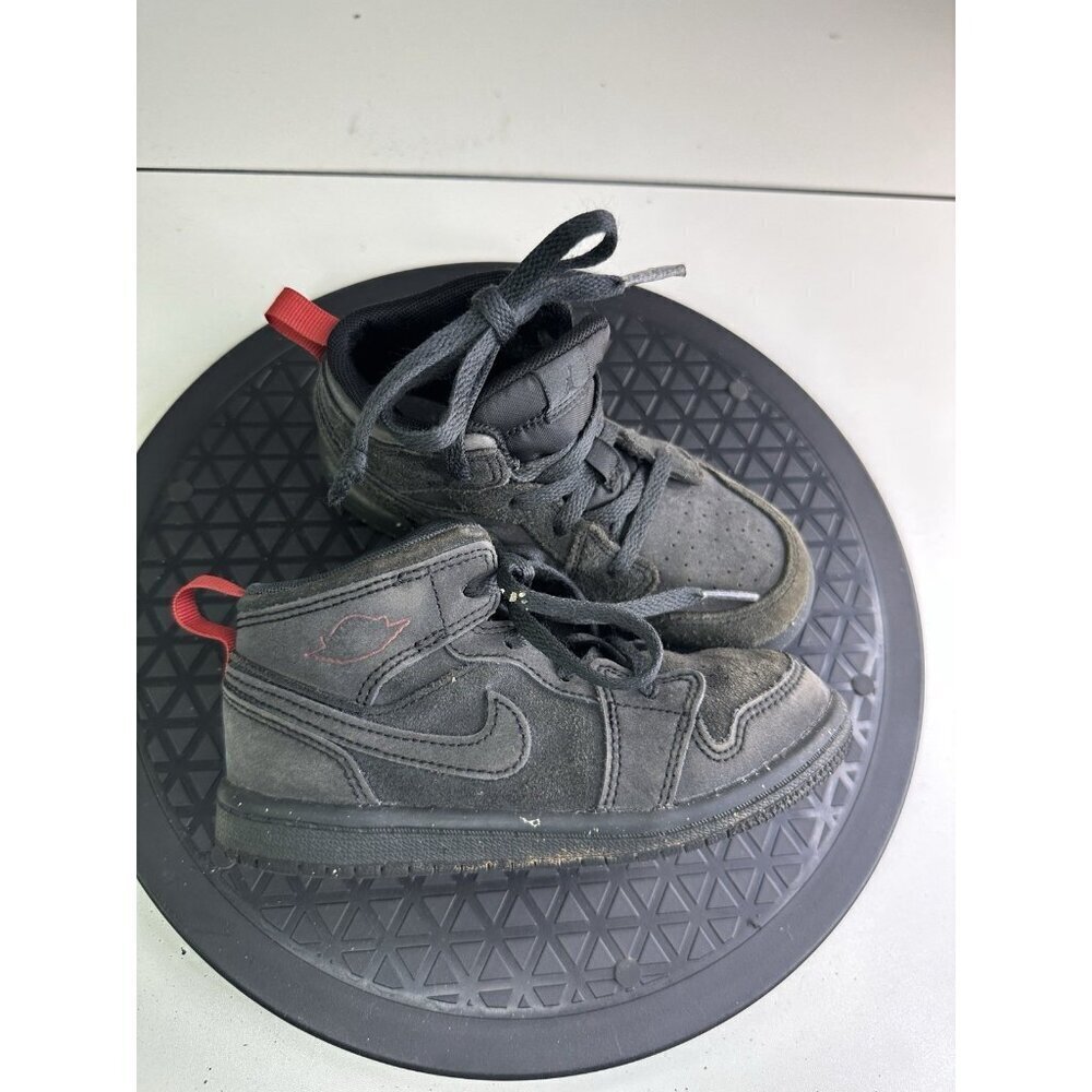 Nike Air Jordan 1 Mid SE Craft TD Smoke Grey Shoes FQ7756 001 Toddler Size 10C